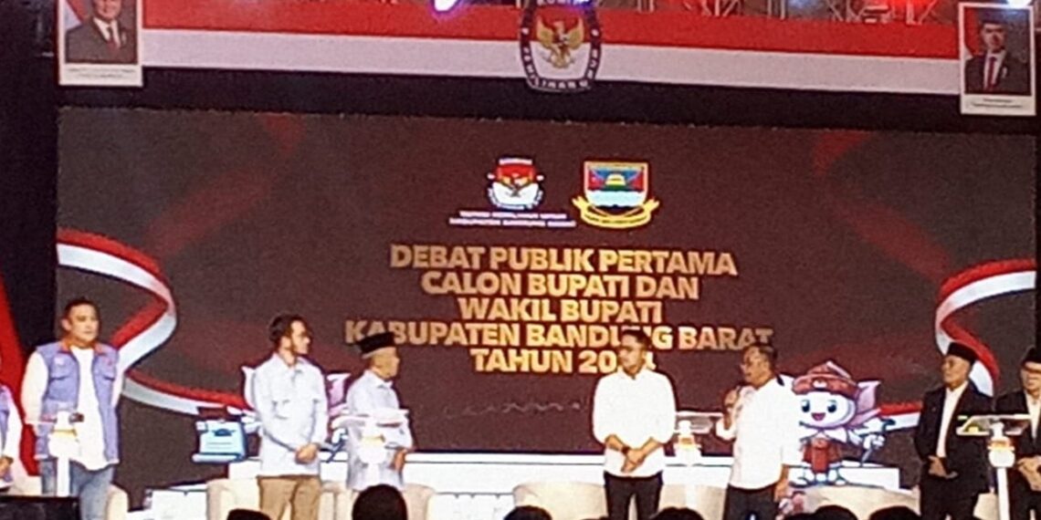 Debat Publik Pertama Calon Bupati Dan Wakil Bupati Bandung Barat 2024
