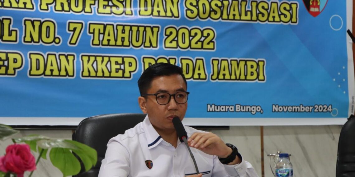 Bid Propam Polda Jambi Sosialisasi KKEP di Mapolres Bungo