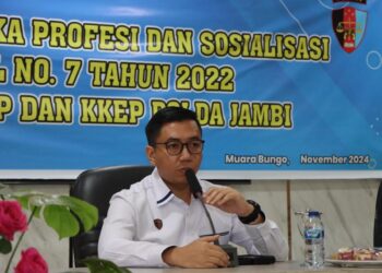 Bid Propam Polda Jambi Sosialisasi KKEP di Mapolres Bungo