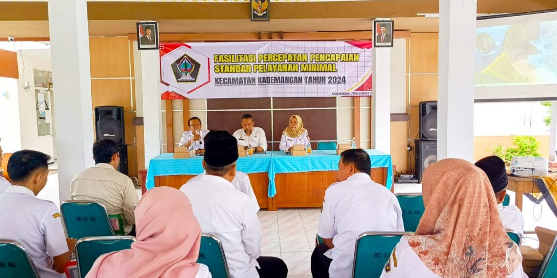 Sosialisasi Percepatan Standar Pelayanan Di Kecamatan Kademangan Bersama Diskominfo Kabupaten Blitar