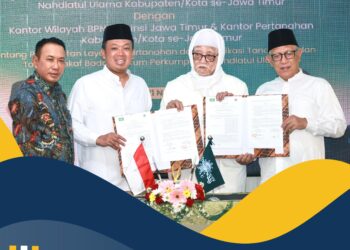 Kanwil BPN Provinsi Jawa Timur Tandatangani MoU dengan PWNU Jawa Timur