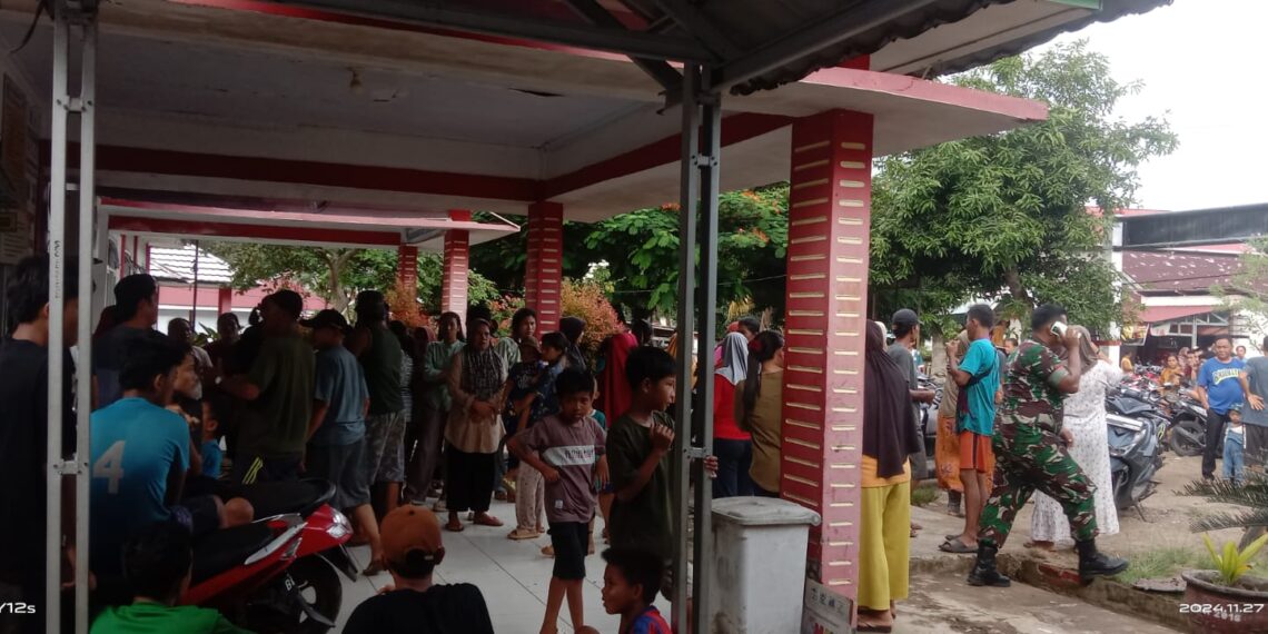 Ditengah semaraknya pesta demokrasi salah satu warga desa kota agung hampir hanyut terseret ombak