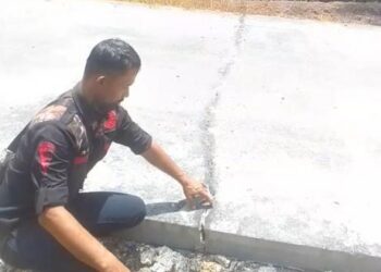 Ketua Ormas Bidik Kota Dumai Pinta Dinas PUPR Turun,Perihal Perbaikan Jalan Sukabumi