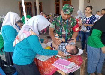 Babinsa Desa Pasirharjo Dukung Program Percepatan Penurunan Stunting