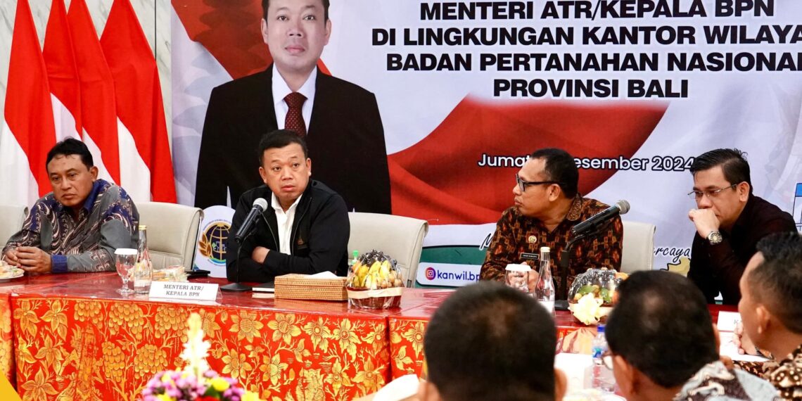 Menteri Nusron Minta Jajaran Kanwil BPN Provinsi Bali Jawab Tantangan Birokrasi Modern
