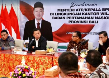 Menteri Nusron Minta Jajaran Kanwil BPN Provinsi Bali Jawab Tantangan Birokrasi Modern