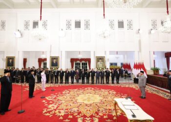 Presiden Prabowo resmi melantik   Pimpinan dan Dewas KPK di Istana Negara