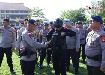 Tertibkan Penggunaan Senjata Api Polda Kalbar Laksanakan Pengecekan Senjata Api