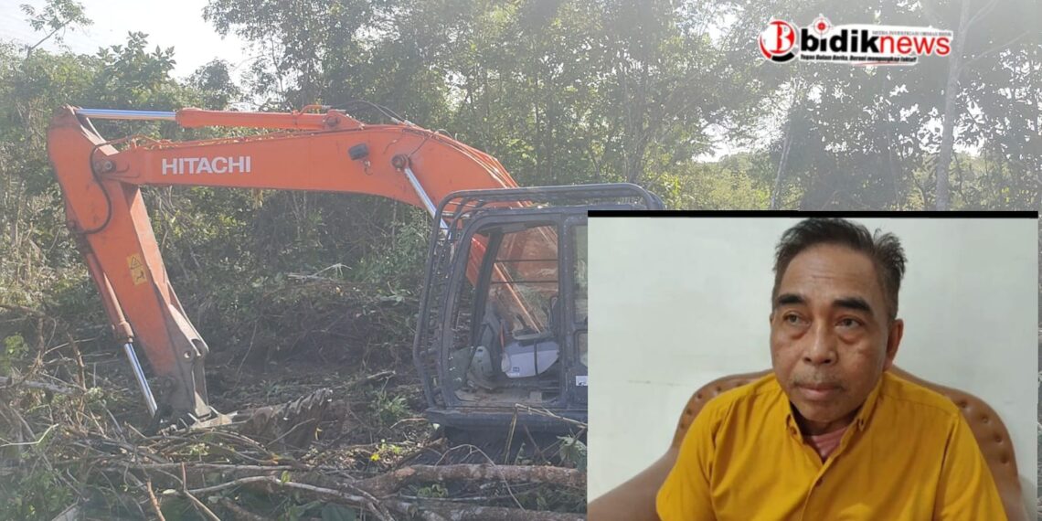 Camat Naga Tayap Ungkap Akan Segera Ambil Langkah Kongkrit Atas Maslah PT.SMS yang Merusak Lahan Warga