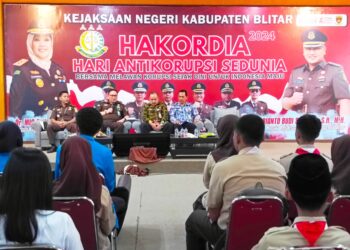 Peringati Hari Anti Korupsi Se Dunia 2024, Kejari Kabupaten Blitar Beri Pendidikan Pencegahan