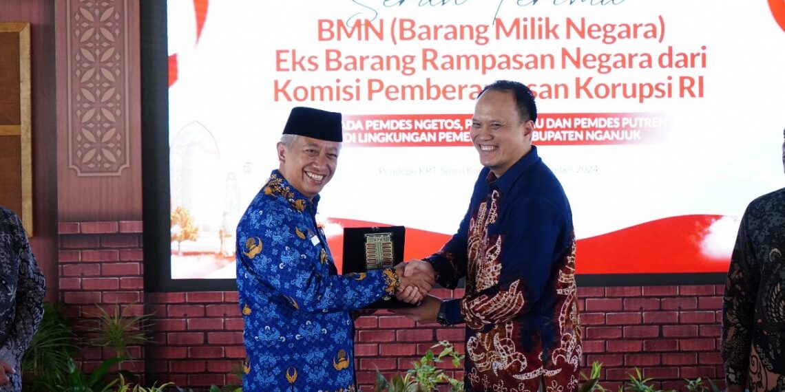 KPK Hibahkan BMN Eks Barang Rampasan Negara Senilai Rp27 Miliar Kepada Pemkab Nganjuk