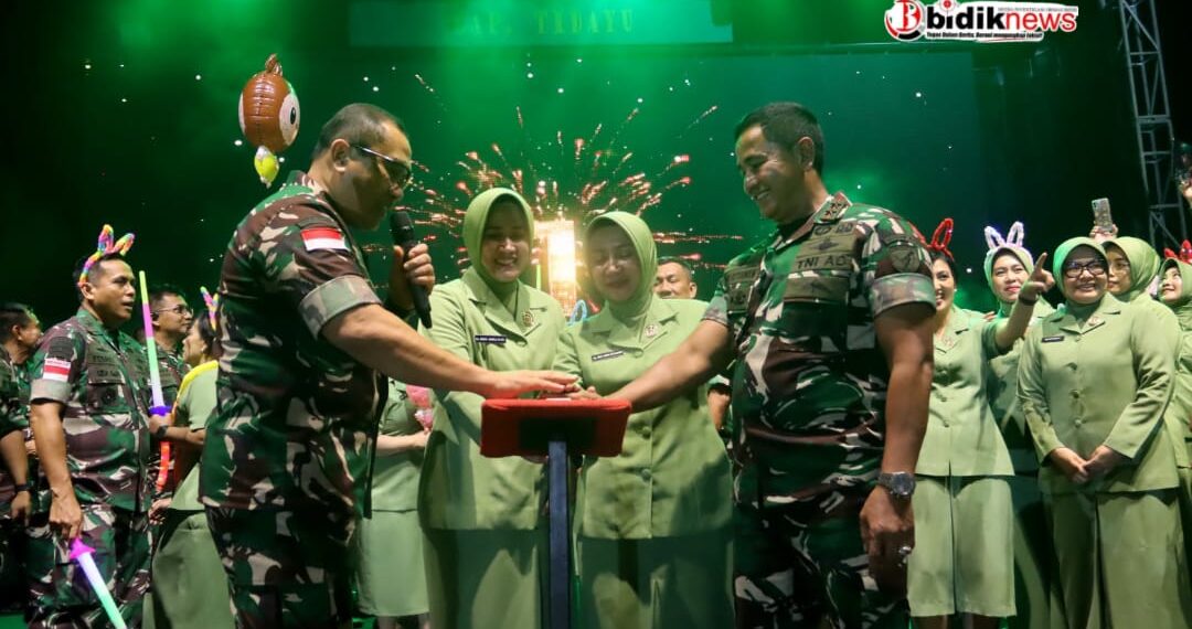 Perayaan Tahun Baru 2025 Semarakkan Prosesi Lepas Sambut Pangdam XII/Tpr