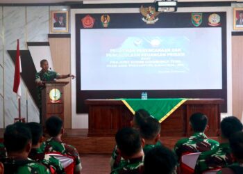 Guna Meningkatkan Literasi Keuangan Prajurit, Kodim 0416/Bute Mengadakan   Pelatihan Perencanaan Dan Pengelolaan Keuangan Di Aula Makodim.