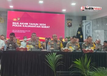Press Release Akhir Tahun: Polda Kalbar Paparkan Keberhasilan Selama 2024