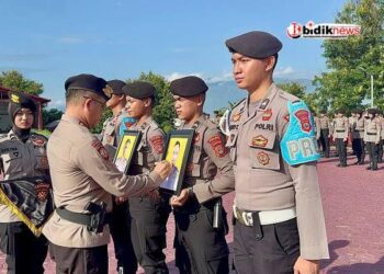 Disersi Dominasi PTDH Personel Polda Sulteng Tahun 2024