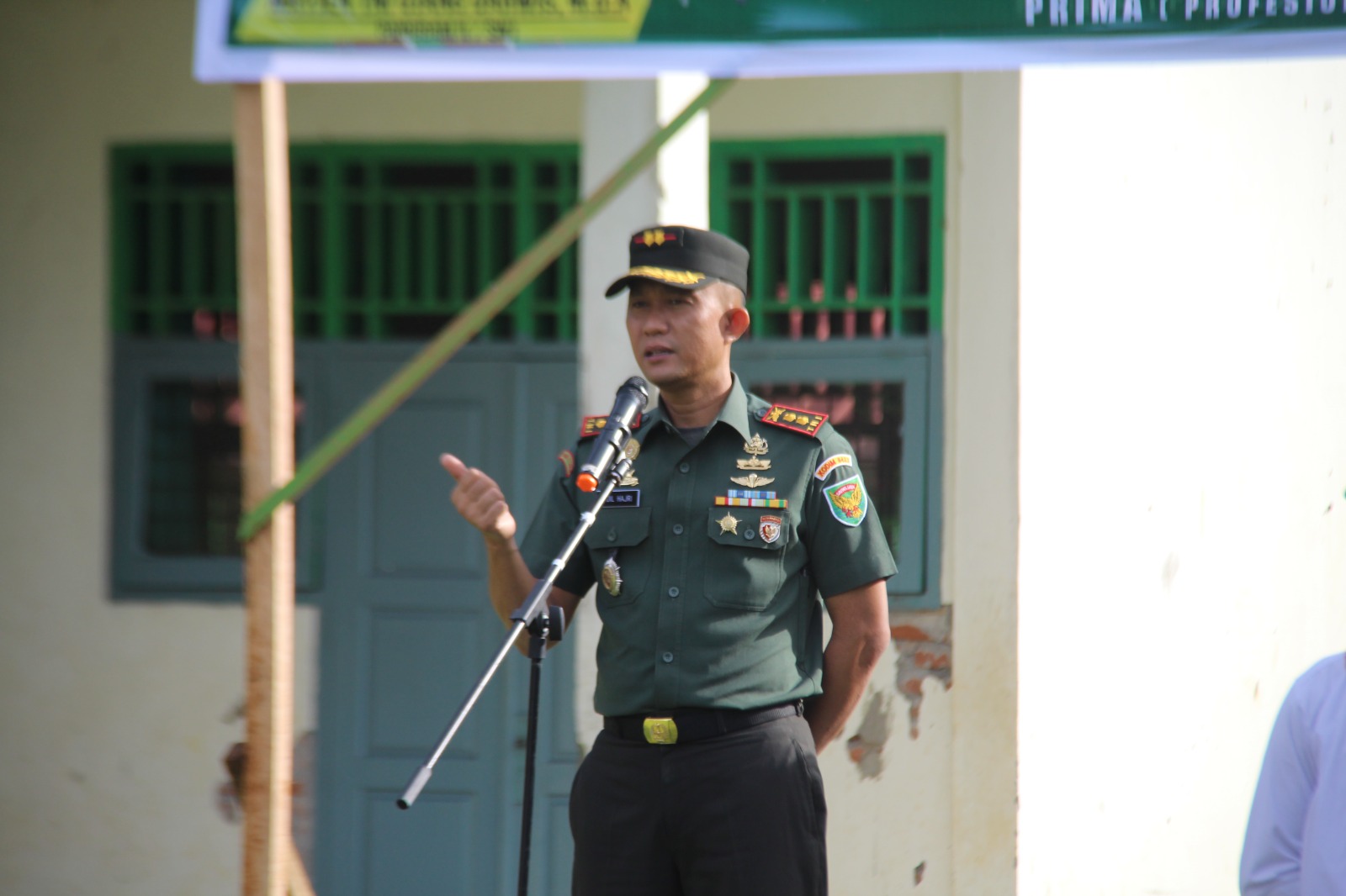 Melalui Program Srigernas Kodim 0423 B.U Menanamkan Semangat Nasionalisme Dikalangan Pelajar