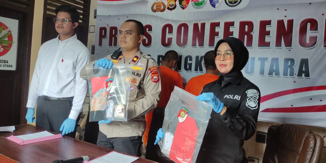 Polres BENGKULU UTARA Berhasil Amankan Dua Orang Pelaku Penyalahgunaan NARKOBA Jenis SABU