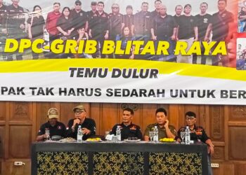 Tingkatkan Silahturahmi, DPD Bidik Jatim Hadiri Halal Bihalal DPC Grib Jaya Blitar Raya