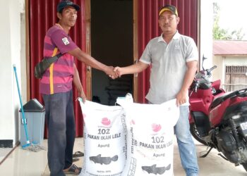 Pemerintah Desa Datar Lebar kecamatan Taba Penanjung melaksanakkan kegiatan pelepasan ribuan bibit Ikan Nila