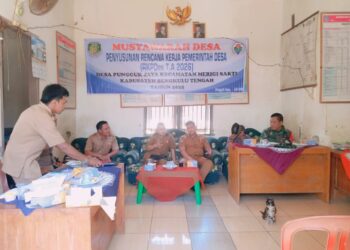 Pemerintah Desa Pungguk Jaya Kecamatan Merigi Sakti melaksanakan Musdes RKPDes untuk pembangunan Anggaran tahun 2026
