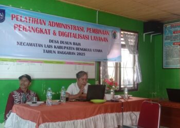 Pemerintah Desa Dusun Raja sukses melaksanakan Pelatihan administrasi, pembinaan perangkat desa dan digitalisasi layanan tahun 2025