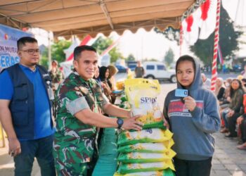 Lewat Gerakan Pangan Murah Bentuk Sinergi Kodim 0808/Blitar Dan Bulog