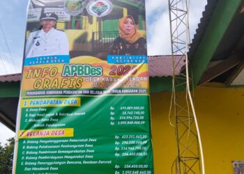 Terkait  Pemberitaan Adanya Dugaan Mark Up PJU Kades Karang Tengah angkat bicara