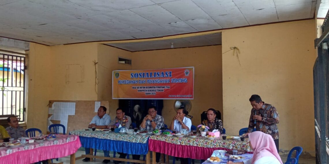 Pemdes Air Kotok Sosialisasi pencegahan dan Penanganan Stunting