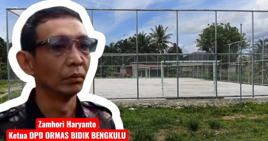 Pembelian Matrial Lapangan Futsal Desa Tanjung Kemeyan Gunakan SPJ Fiktif