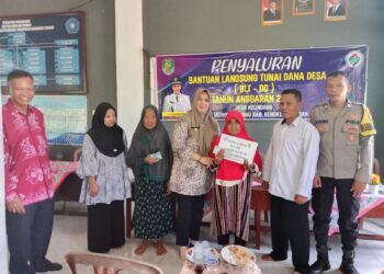 Pemdes Kelindang Salurkan BLT DD Tahap III Tahun Anggaran 2025