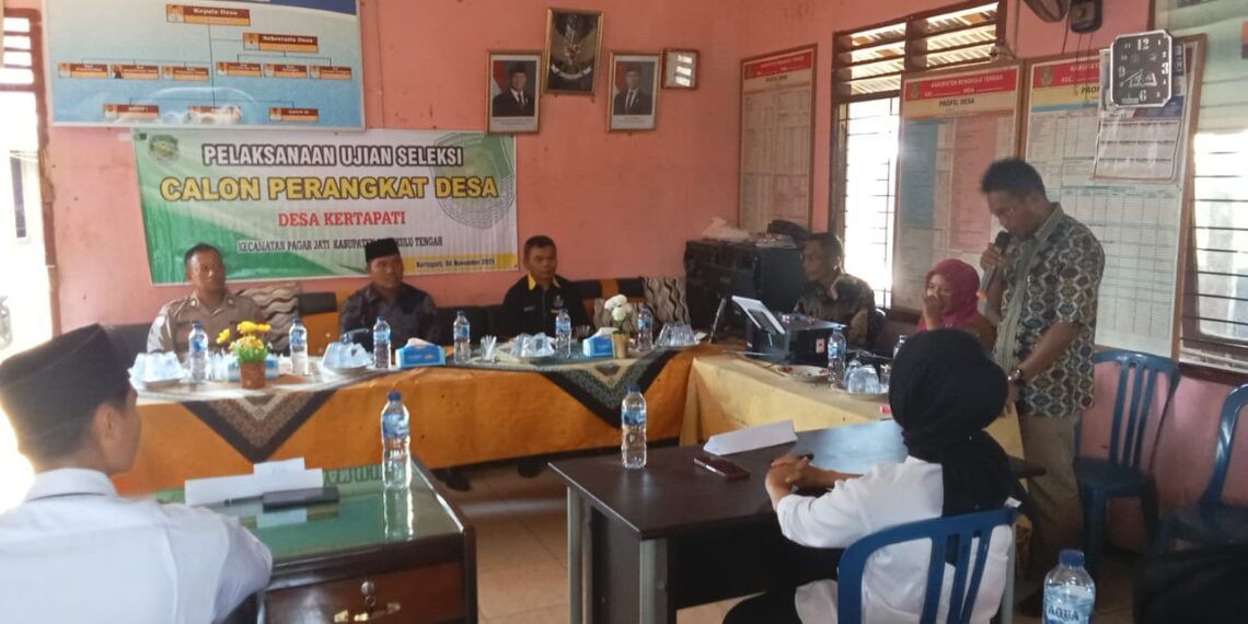 Pemdes Kertapati Gelar Seleksi Perangkat Desa, Diikuti 4 Peserta