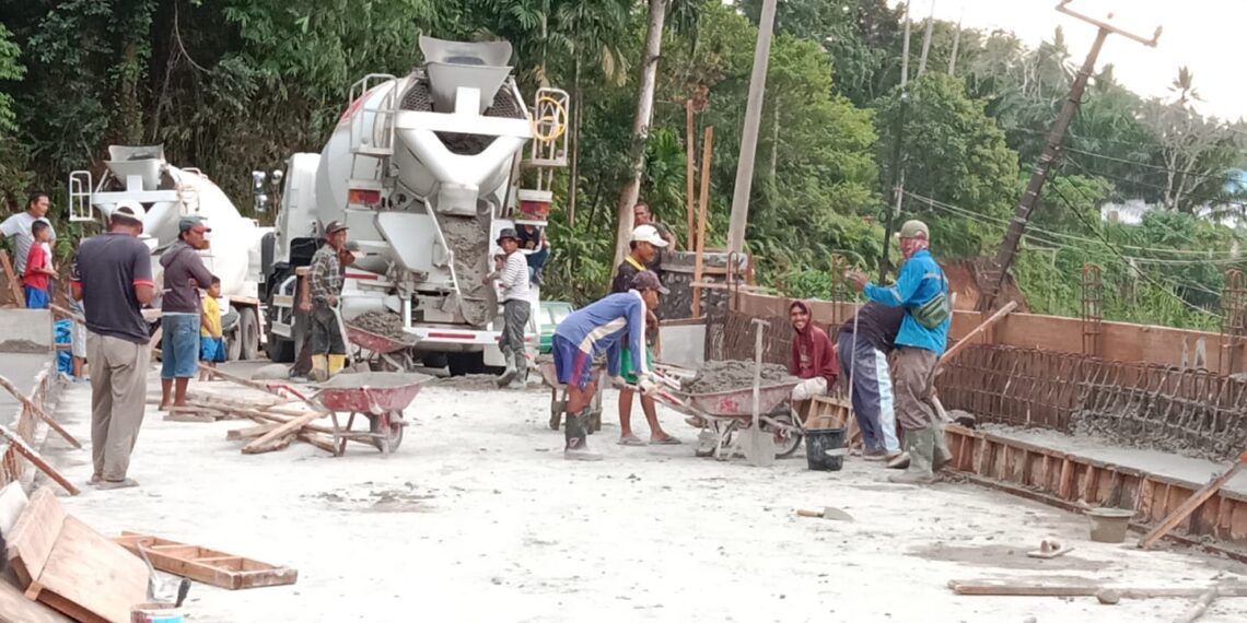 Ormas BIDIK Soroti Pembagunan Jalan dan Jembatan Lubuk Kuto Yang Diduga Tidak Sesuai RAB
