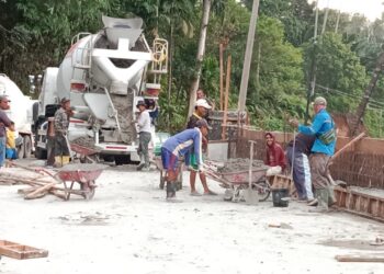 Ormas BIDIK Soroti Pembagunan Jalan dan Jembatan Lubuk Kuto Yang Diduga Tidak Sesuai RAB