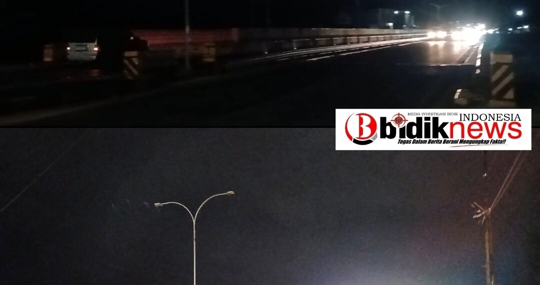 Jalur Lintas Sumatera Gelap Gulita: LPJU Simpang Jambi Mati Total Sepanjang 10 KM, Dinas Terkait Tutup Mata?