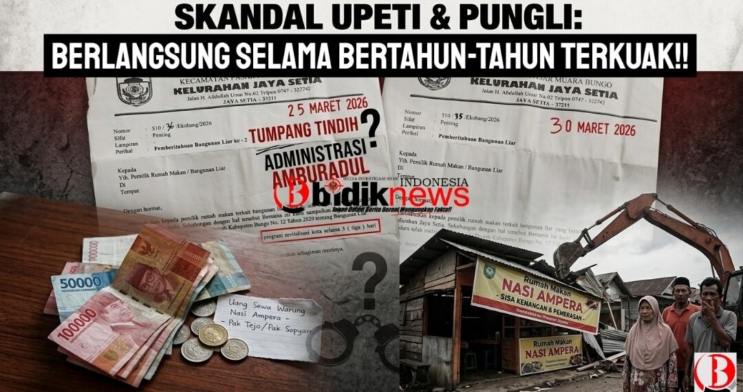 SKANDAL “UPETI” BERKEDOK SEWA: Mantan Lurah dan Camat Diduga Lakukan Pungli, Ancaman Pidana Tipikor Menanti