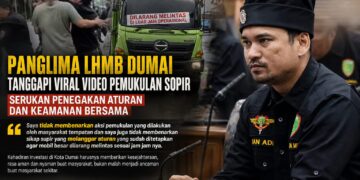 Panglima LHMB Dumai Tanggapi Viral Video Pemukulan Sopir, Serukan Penegakan Aturan dan Keamanan Bersama ” Jangan karena supir melanggar masyarakat yang jadi korban” pungkasnya.